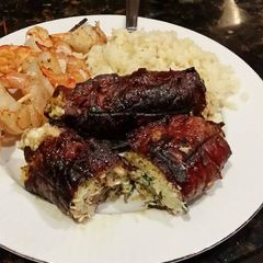 A picture of Brad's crab roll ups.