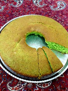 عکسی از دستور کیک اسفناج