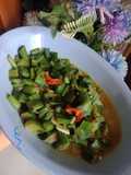 Tumis Batang Keladi (Jangan Lompong)