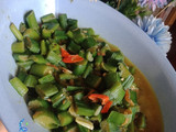 Tumis Batang Keladi (Jangan Lompong)