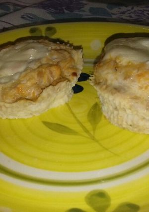 Una foto de Muffins de calabaza y atún
