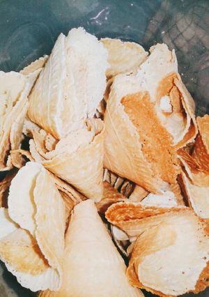 Foto resep Opak gambir/opak gulung/kue semprong/egg roll