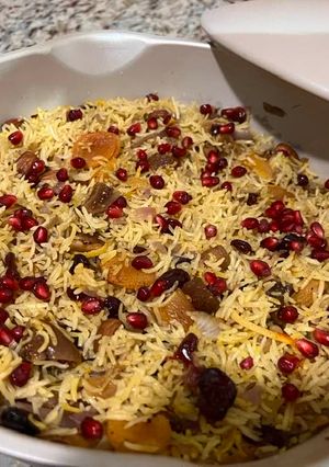 A picture of Jeweled rice.