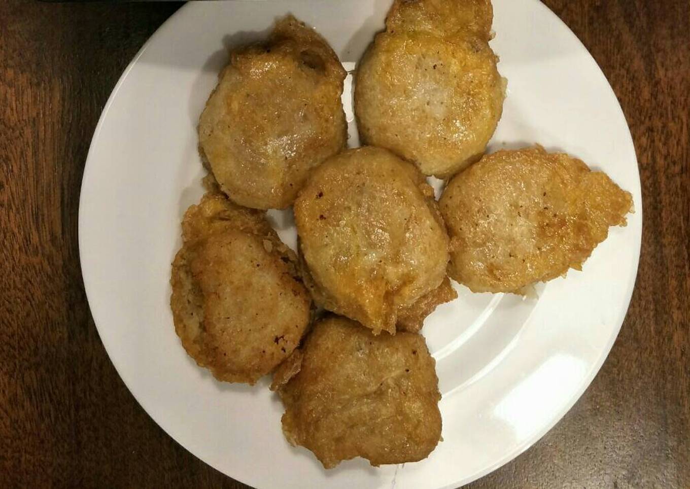 Perkedel babi jaman now (non halal)