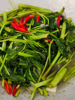 Foto resep Tumis kangkung sederhana