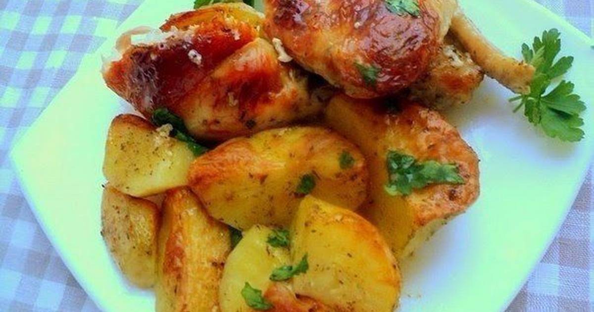 Картошка с курицей картинки