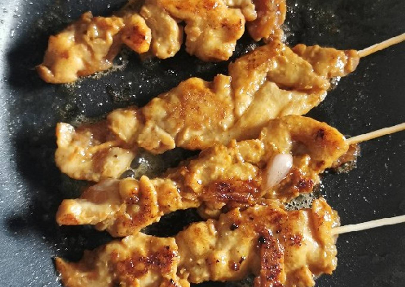 Sate ayam ala Devina Hermawan