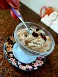 Creme de ricota, rum e café