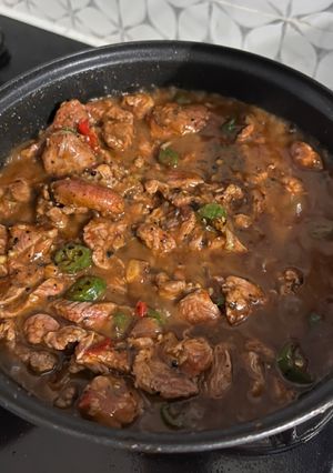 Foto resep Daging Kambing Saus Blackpepper