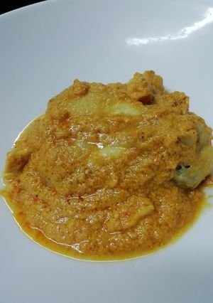 Una foto de Alitas de pollo al curry