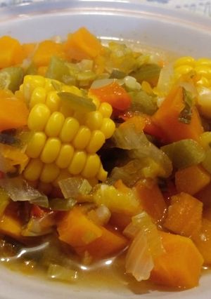Una foto de Sopa de verduras