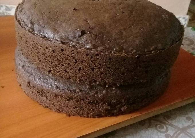Recipe of Favorite Naked Choco mint cake.#4weekschallenge#authormarathon