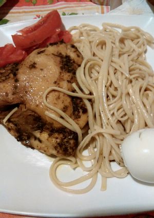 Una foto de Muslos al horno