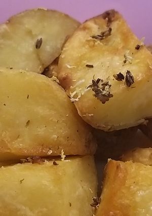 Una foto de Papas doradas