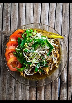 Foto resep Rawon ayam (low-fat&calories) menu diet