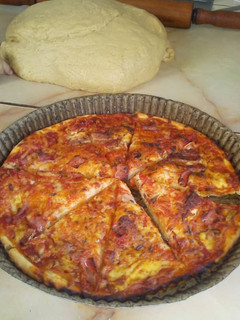Una foto de Pizza margarita