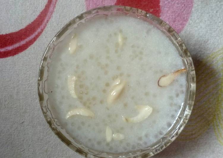 Steps to Prepare Homemade Sabudana ki kheer