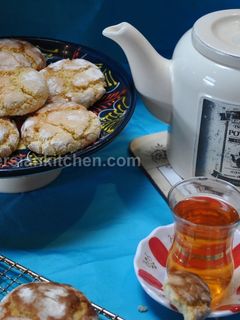 عکسی از دستور کوکی ترک دار لیمویی