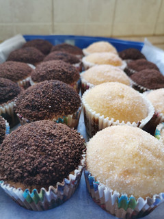 Tejmentes kürtőskalács muffin recept fotója