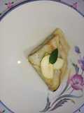 Crepas flameada con mermelada