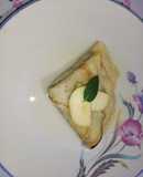 Crepas flameada con mermelada
