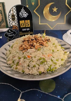 صورة لوصفة رز وبزاليا