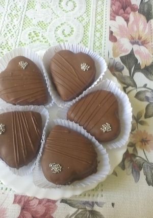 صورة لوصفة قلوب الشوكولاتة