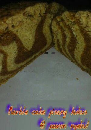 Foto resep Marmer bolu pisang kukus ekonomis 😘