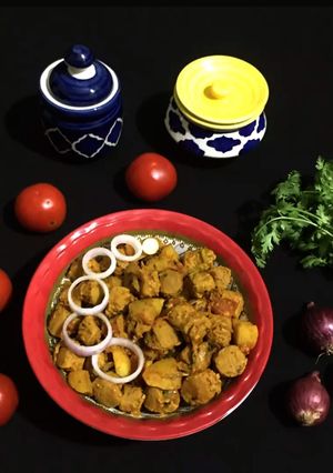 A picture of Spicy Soya Curry.