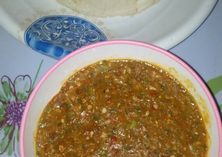 Recipe of Award-winning Tuwon semo with okro soup