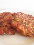 Hamburguesas de jurel y verduras