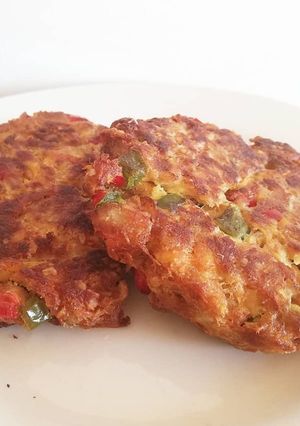 Una foto de Hamburguesas de jurel y verduras