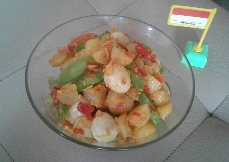 Langkah Mudah untuk Membuat Balado kentang telur puyuh, Bikin Ngiler