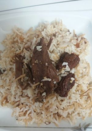عکسی از دستور رشته پلو