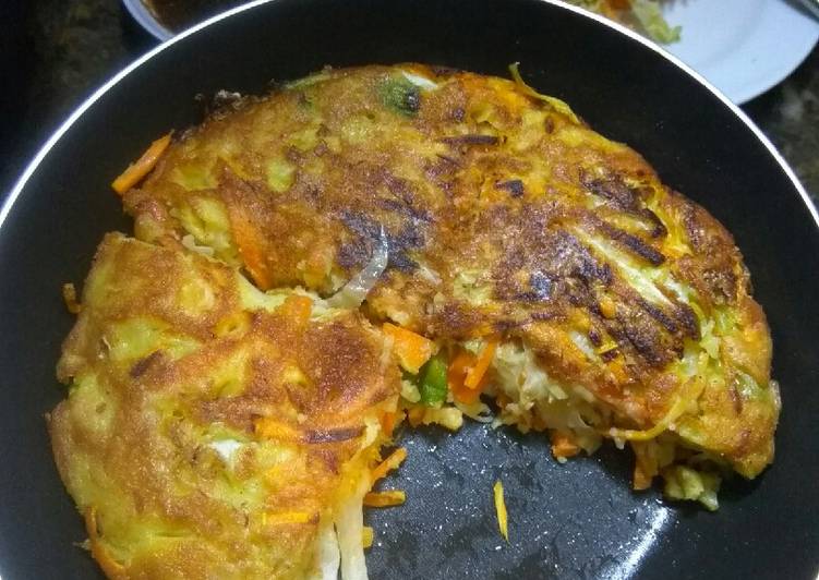 Langkah Mudah untuk Membuat Pajeon (pancake korea) Anti Gagal
