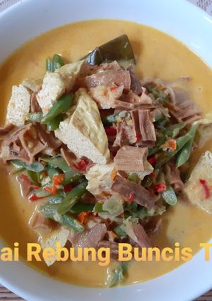 Foto resep Gulai Rebung Buncis Tahu