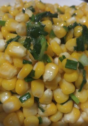 Hình của món Bắp mỹ xào.