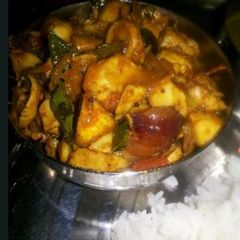A picture of Traditional Kongu dish of Milky white Mushrooms.