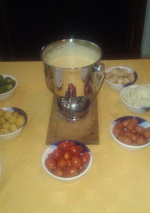 Una foto de Fondeu de queso
