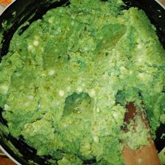A picture of Green peas mukimo.