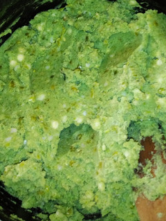 A picture of Green peas mukimo.