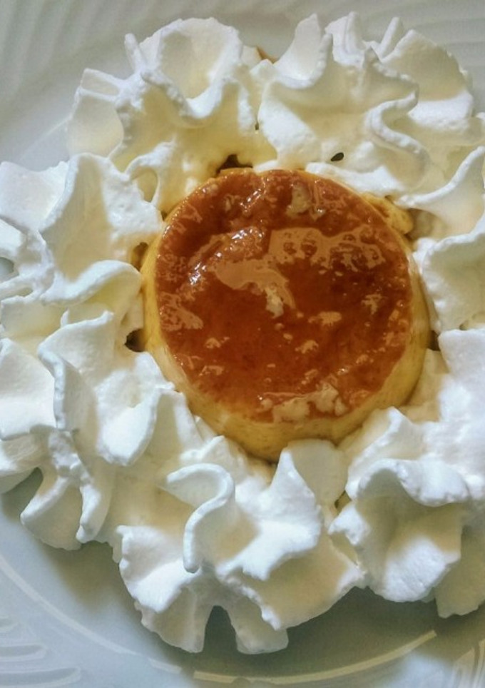 Una foto de Flan de huevo