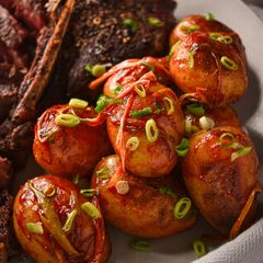 A picture of Sticky & Spicy Gochujang New Potatoes.