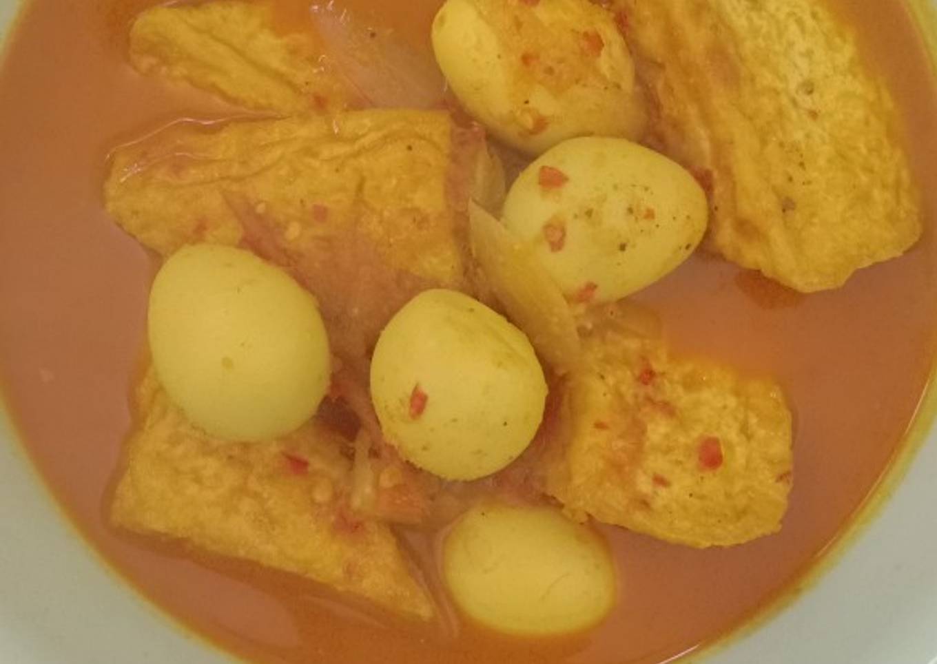 Kari Tahu Telur Puyuh