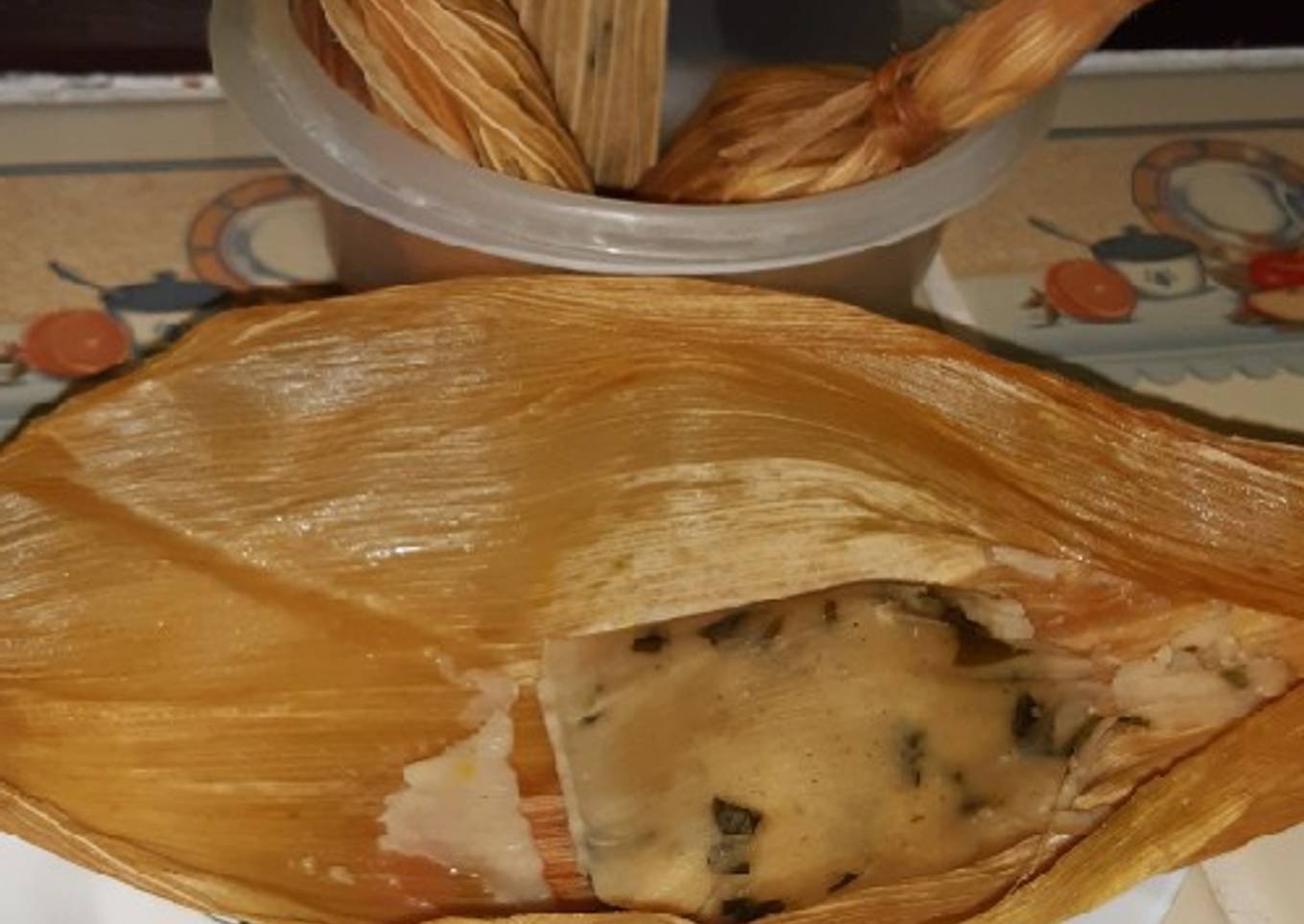 Tamalitos de chipilin estilo guatemalteco