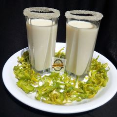 A picture of Orange milkshake.