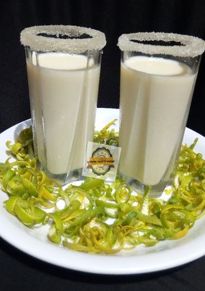 A picture of Orange milkshake.