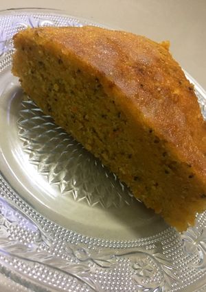Una foto de Torta de zanahoria, naranja y chía