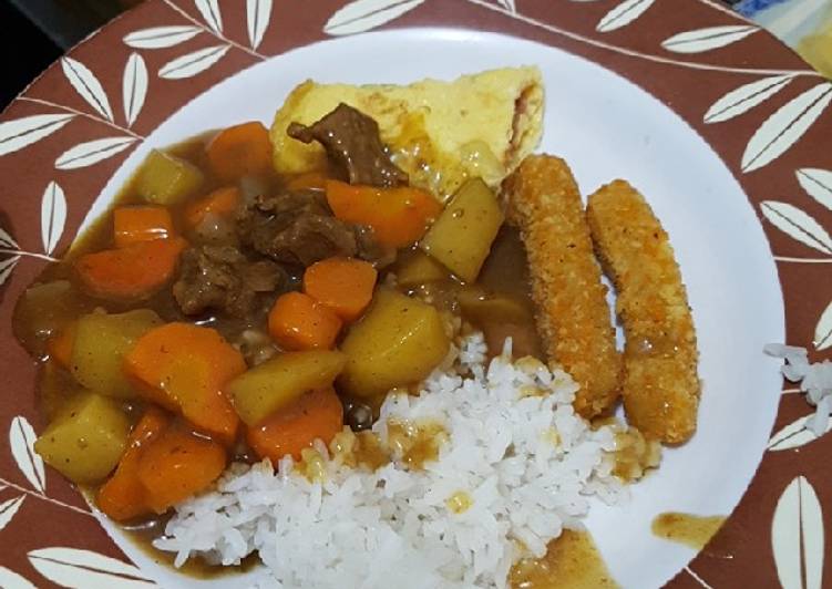Cara termudah untuk Memasak Makan di DimeKari Jepang / Japanesse Curry