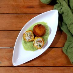 A picture of Farali Pattice - Snacks Recipe- Upvas Recipe.